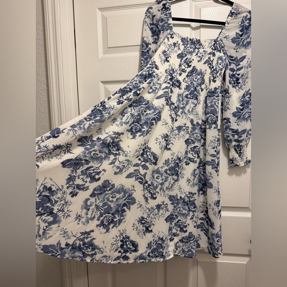 O.P.T Classic Smocked Midi Dress - Picture 7 of 9